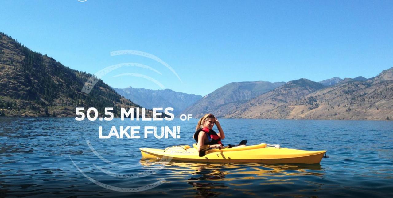 Grandview Lake Chelan- Waterfront View, Pool, Hot Tub, Golf, 1 Min To Downtown Bagian luar foto